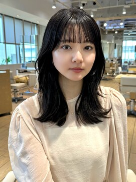 アフロート ディル(AFLOAT D'L) くびれミディアムウェーブミディアム似合わせカット