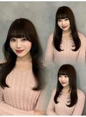 顔周りハイレイヤースタイル