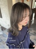 2way bang ×グレージュ