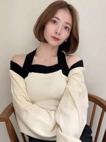 ゴカン バイ ジル ブラン 名古屋(Gokan by JIL BLAN)&nbsp;ハイライトバレイヤージュダブルカラーショートカット30代40代