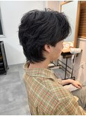 フェザーパーマ/メンズウルフ/メンズパーマ/千葉駅/保立大翔