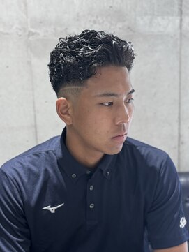 メッツ 原宿(METS) MEN'S/極道パーマ×スキンフェード/短髪/男髪