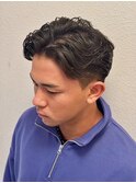 センターパート、ナチュラルウェーブ
