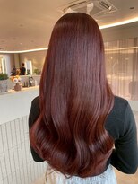 ビビバイベル(BiVi by BHEL)&nbsp;桑名ロングレイヤーカットハッシュカット透明感カラー重めロング