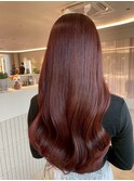 桑名ロングレイヤーカットハッシュカット透明感カラー重めロング