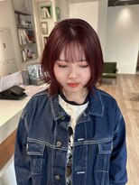 クリアー オブ ヘアー 藤が丘店(clear OF HAIR)&nbsp;ミディアムレイヤーと暖色カラー☆