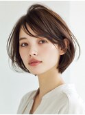 柔らかショートボブ｜大人ナチュラル
