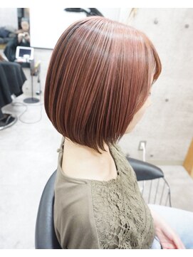 ヘアテリア リュウ 大塚(hair teria ryu) アンブレラカラー/ワインレッド/ショートボブ