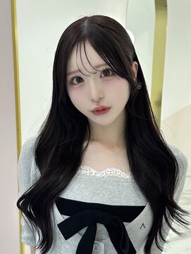 リルミー ミュエナ 大須 矢場町(Lilme myuena) 着物ヘア/大人ガーリー/ダークアッシュ/似合わせカット/名古屋