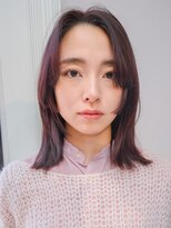 ガーデン 銀座(GARDEN)&nbsp;レイヤーカット 顔周り 前髪 チェリーブラウン ボブレイヤー