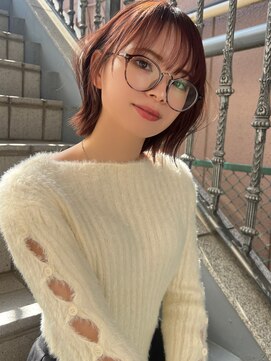 フリー(Free) 20代30代40代50代似合わせカットグレージュカラーツヤ髪スタイル