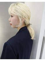 ミン(MIN)&nbsp;抜きっぱなしブロンド/2ブリーチカラー