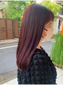 Say.ロングレイヤーピンクベージュローズブラウンイメチェン青山