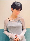 ハンサムショート/ショートボブ/20代30代40代50代/顔周りカット