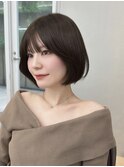 レイヤーカット顔まわり前髪セミロング20代30代40代
