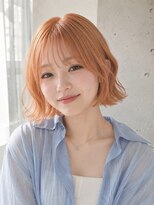 シエル 大名店(CIEL)&nbsp;ペールオレンジ×外ハネボブ