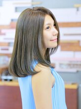 ヒノワ ヘアデザイン(HINOWA) セミロング内巻きボブ