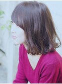 エアリー切りっぱなしボブ