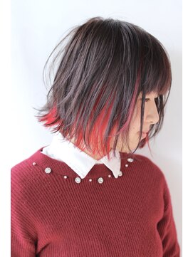 スパ ヘアーデザイン(SPA hair design) レッドインナーカラー