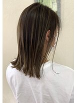ベルベットヘア 千早店(Velvet hair) カーキグレージュバレイヤージュ　【福岡 聖容】
