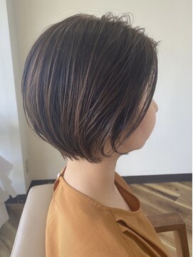 ヘアデザイン ディクト(hair design D.c.t) 〔d.c.t片山〕丸みショートボブ