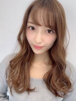 シルクレイ 吉祥寺店(Silk-lei) フェザーバング大人かわいいテラコッタベージュ20代30代/吉祥寺