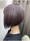 ショートボブ　