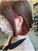 インナーカラーピンク♪20代/30代/40代