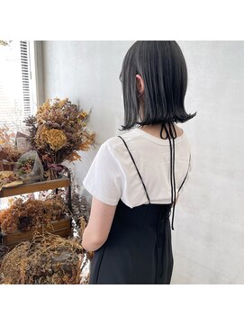 ミント(mint) 外ハネボブ/ボブ/ショート/オリーブグレー