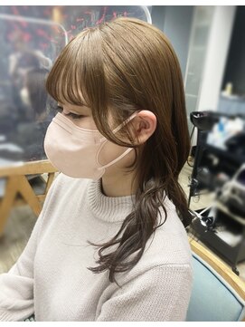 アンフィドットドゥルドゥ(AnFye.dueldo) 【AnFye】 大人気!!お顔周りの流れるおくれ毛カット♪