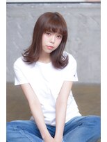 エヌアンドエー せんげん台店(N&A)&nbsp;外ハネセミロングスタイル#せんげん台美容室