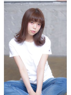 エヌアンドエー せんげん台店(N&A) 外ハネセミロングスタイル#せんげん台美容室