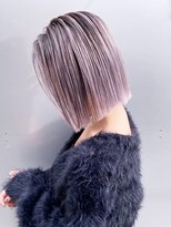 アルバム 渋谷パルコ(ALBUM) パープルグレーボブ_チェリーブラウンフェミニンロング_ba357702