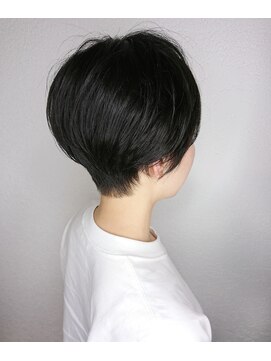 ☆ 暗髪ハンサムショートスタイル ☆