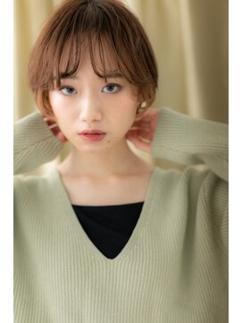 カバーヘア ブリス 上尾西口店(COVER HAIR bliss) 艶感ミルクチョコレート小顔矯正立体カットZ上尾20代30代40代