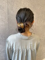 アース 三軒茶屋店(HAIR&MAKE EARTH) おだんごアレンジ/おだんごヘア/ヘアアレンジ/お呼ばれヘア