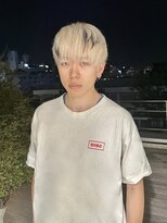 デザインカラー/メンズハイトーン/ホワイトカラー/10代20代