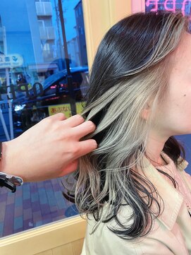 イルウィ(irwi) 【デザインカラー】ホワイトベージュフェイスフレーミングカラー