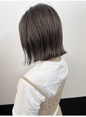 O-TETE 切りっぱなしボブダークグレージュ