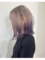 ニコフクオカヘアーメイク(NIKO Fukuoka Hair Make)&nbsp;《NIKO》ワントーンにあきたらデザインカラー/裾カラー
