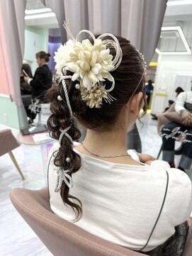 ロットアニバース(lott annibirth) 【髪質改善】成人式ポニーアレンジ@mutsumi