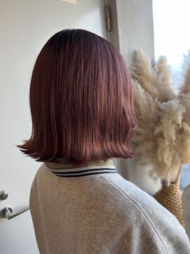 アンジェリカ 難波店(ANGELICA) red brown bob レッドブラウンボブ   AIKA