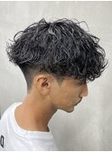 波巻きパーマ/マッシュ/メンズ/波巻きスパイラルパーマ