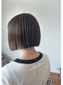 ミニボブ+透明感カラー