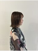 デザインカラーハイライトボブ