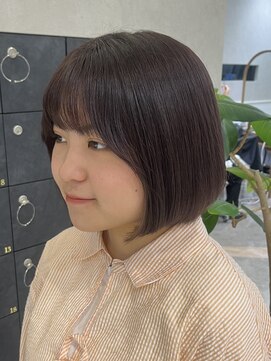 ザザ シンジュク(ZA/ZA shinjuku) ボブ×イヤリングカラー