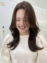 ミニヨン バイ ハピネス 高の原店(mignon by Happiness) 顔まわりカット 顔まわりレイヤー