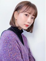 ロンド ロワール 門前仲町(Lond Loire)&nbsp;ボブショートボブ縮毛矯正ベージュグレージュ門前仲町