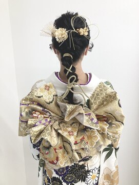 シアー(sheer) 《sheer/氏家》#成人式#着付け#ヘアセット#編みおろし