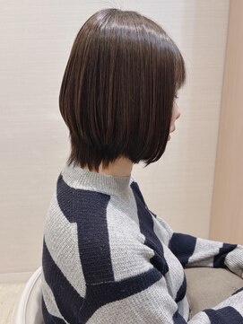 コーエン(cowen) 大人かわいい☆艶々ショートボブ♪レイヤーカット40代